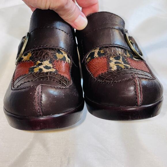 Bella Vita Patchwork Leather Mules - Women's Size 6 1/2 M - Picture 4 of 11